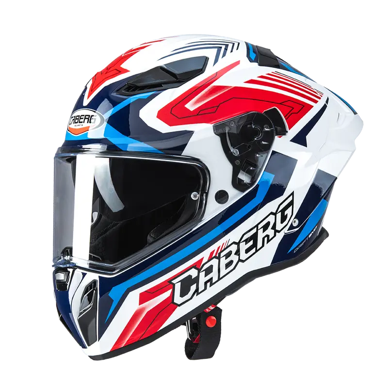 CASCO CABERG DRIFT EVO II JARAMA WHITE/RED/BLUE