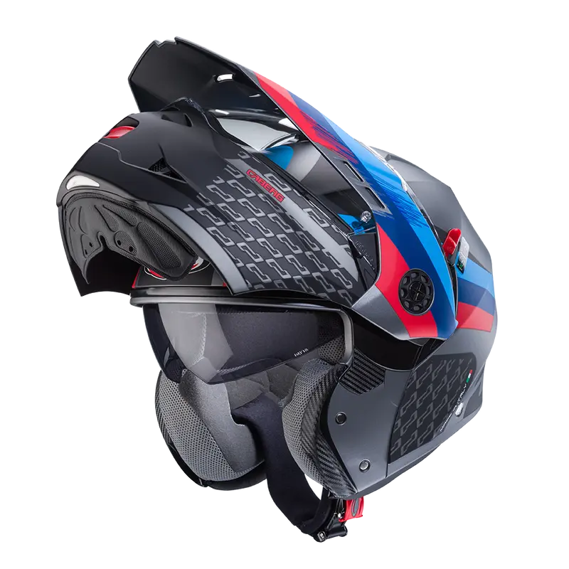 CASCO CABERG TOURMAX X SARABE MATT GUN METAL/BLACK/BMW COLORS