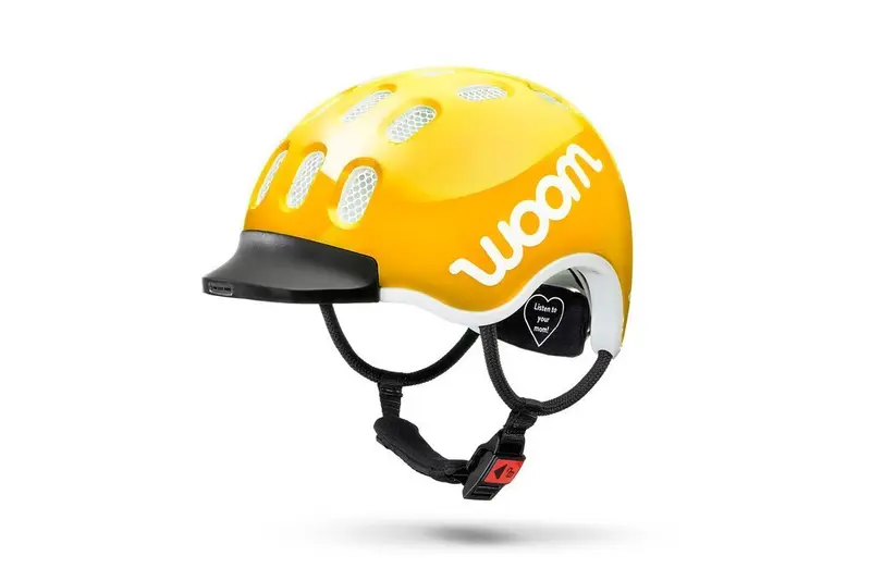 Casco de Bicicleta Niño Amarillo Woom .