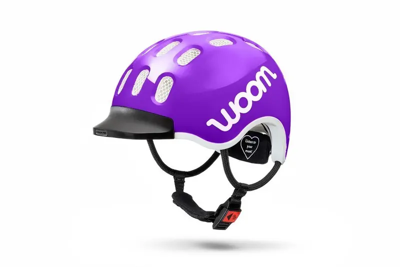 Casco de Bicicleta Niño Morado Woom .