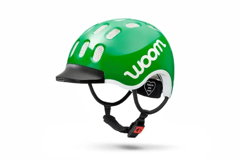 Casco de Bicicleta Niño Verde Woom .