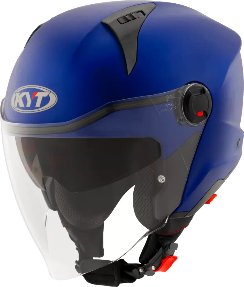 CASCO KYT D-CITY PLAIN MATT BLUE METAL