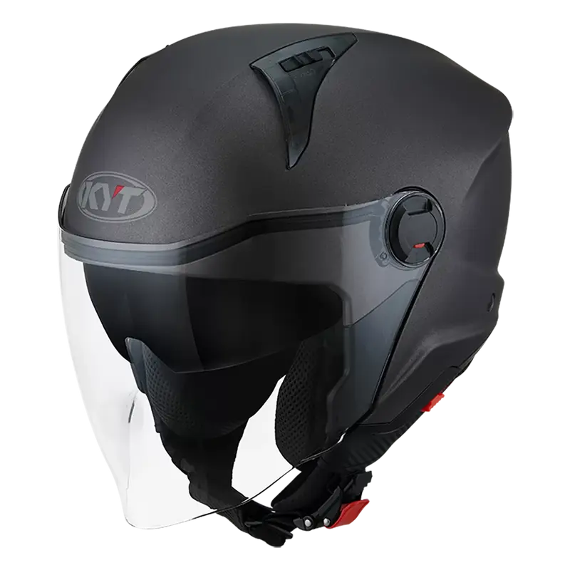 CASCO KYT D-CITY PLAIN MATT GUN METAL