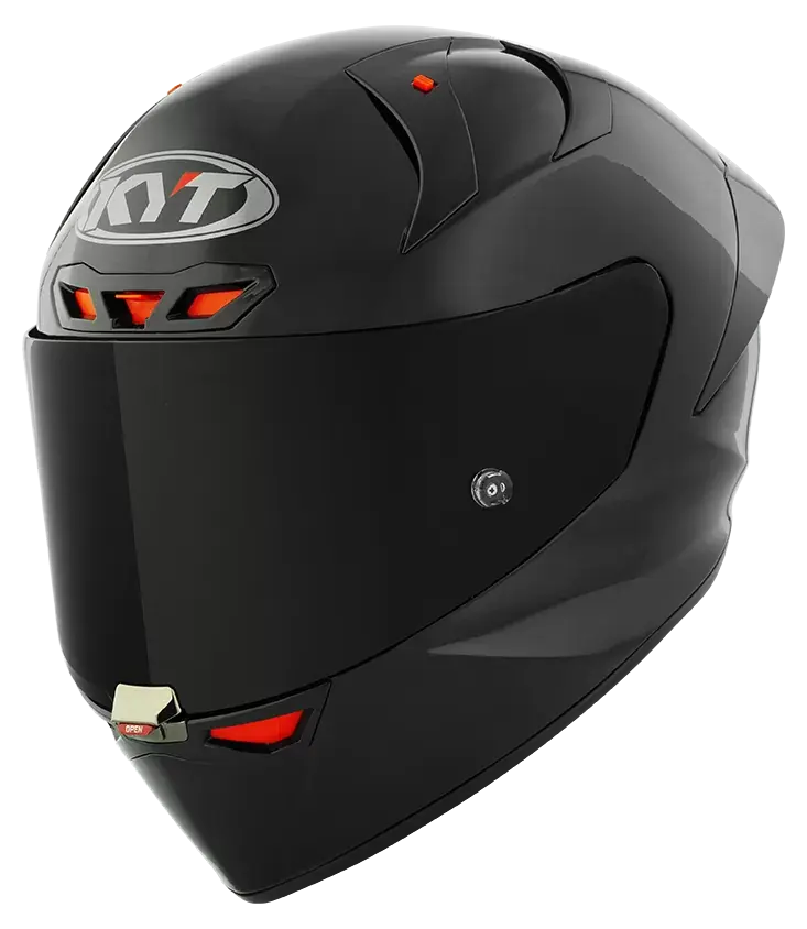 CASCO KYT KX-1 RACE GP PLAIN MATT BLACK