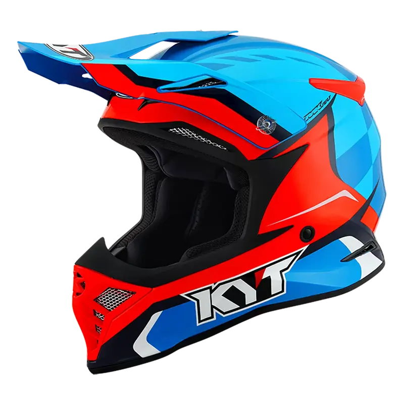 CASCO KYT SKYHAWK GLOWING BLUE/ORANGE FLUO