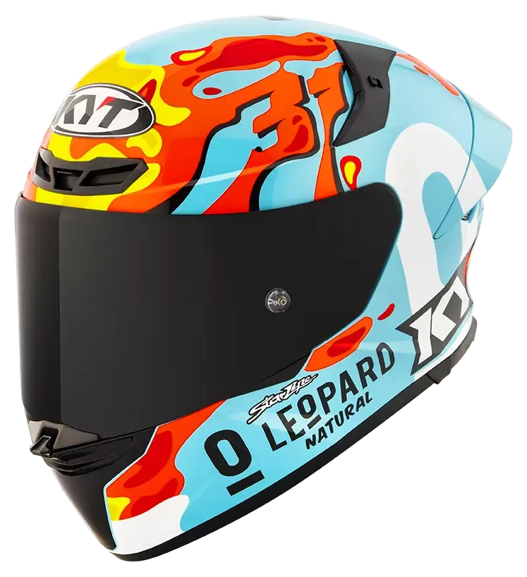 CASCO KYT TT-REVO REPLICA LEOPARD ARAGON