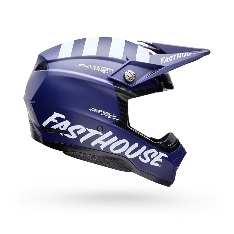 Casco Moto-10 Fasthouse Azul Marino Mips Bell .