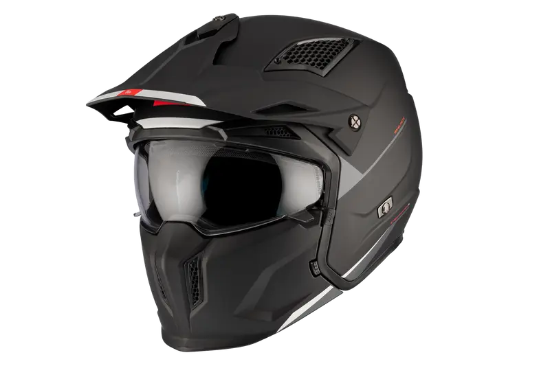 CASCO MT STREETFIGHTER S SV SOLID A1 NEGRO MATE