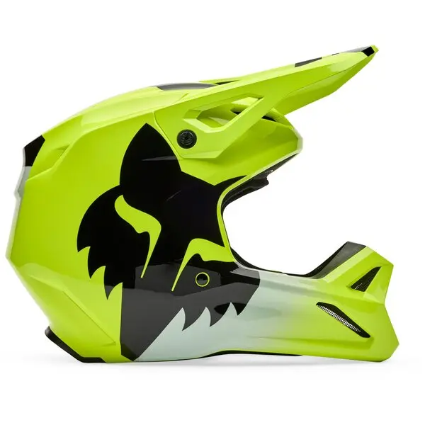 Casco Niño V1 Shield Fluor Fox .