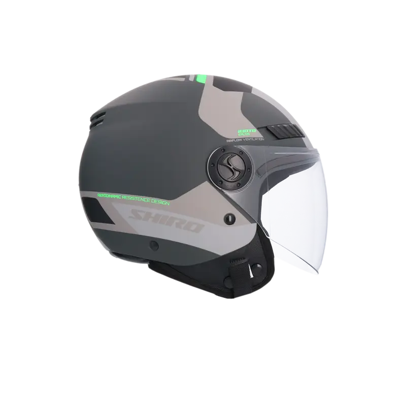 CASCO SHIRO KIOTO KALOS MATT GREY