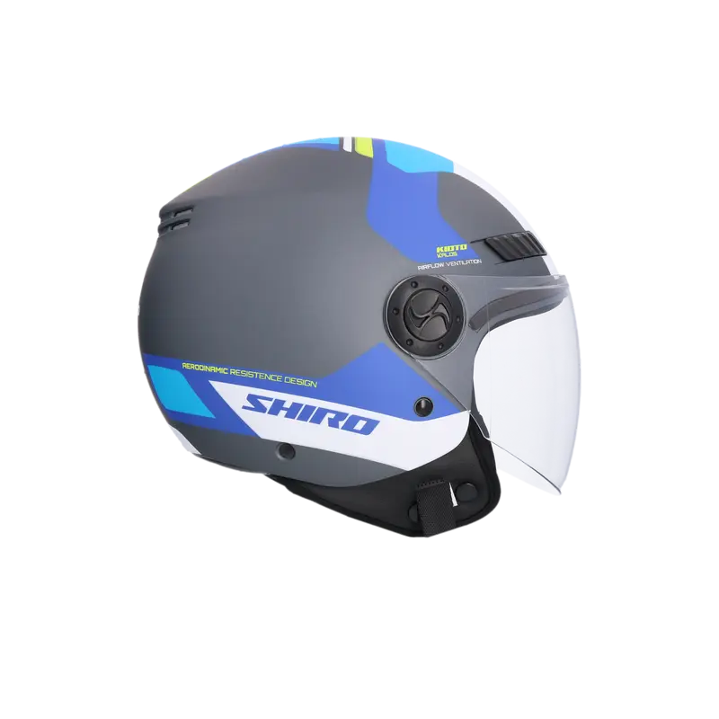 CASCO SHIRO KIOTO KALOS TITANIUM BLUE