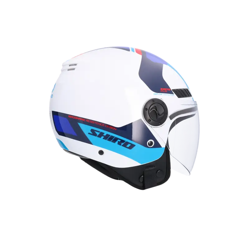 CASCO SHIRO KIOTO KALOS WHITE/BLUE