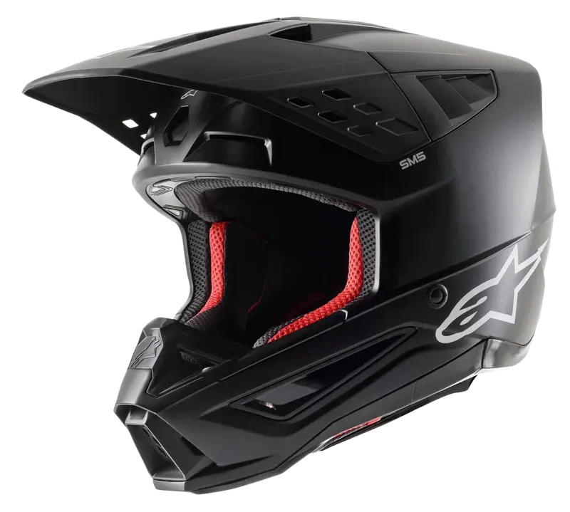 Casco SM5 Solid Negro Mate Alpinestar .