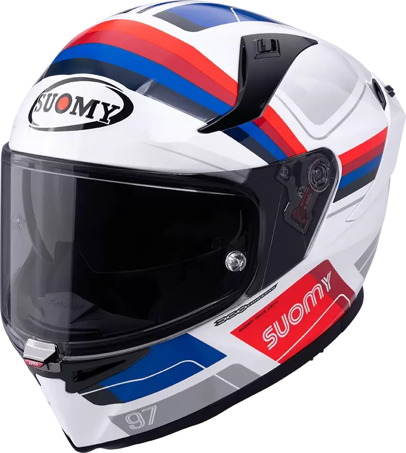 CASCO SUOMY SPEEDSTAR 2 VANTAGE WHITE/BLUE
