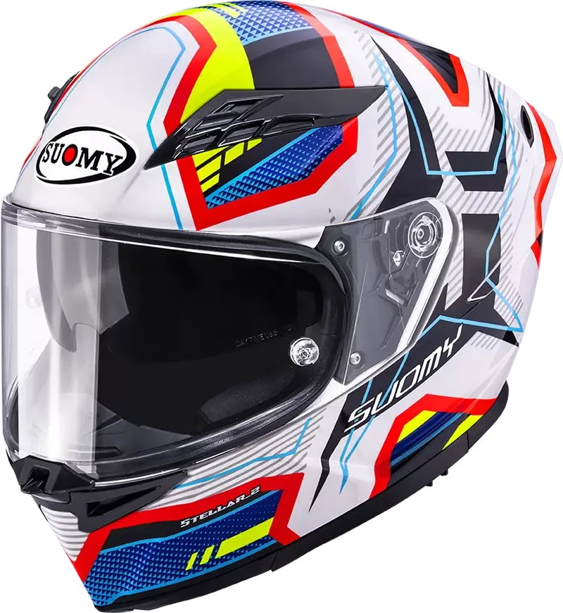 CASCO SUOMY STELLAR 2 BLACKSTAR WHITE/BLUE