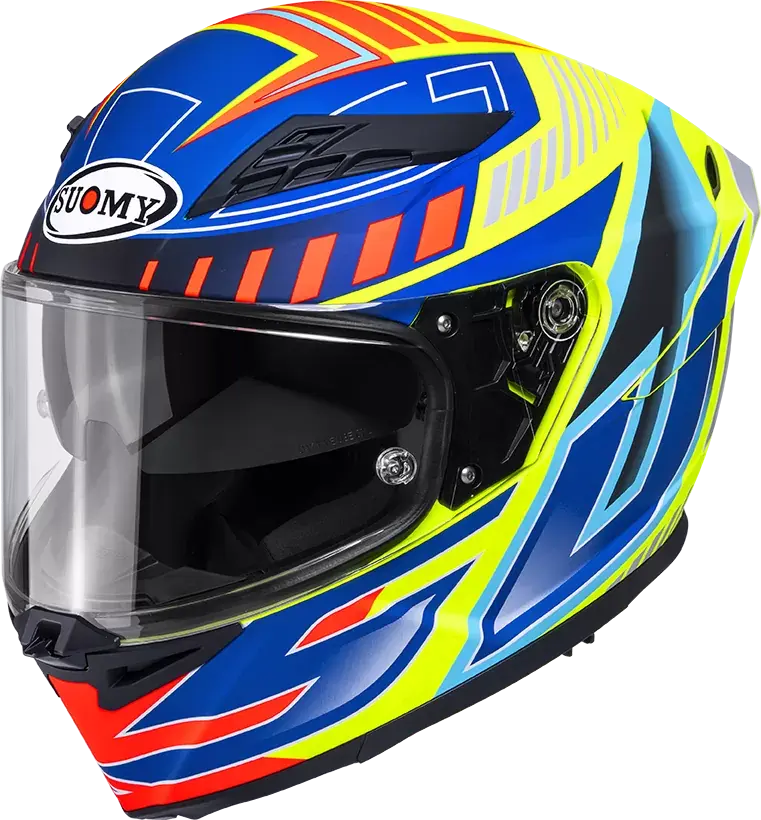 CASCO SUOMY STELLAR 2 DEEPSPACE MATT YELLOW/BLUE