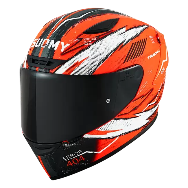 CASCO SUOMY TRACK-1 404 MATT ORANGE FLUO E06