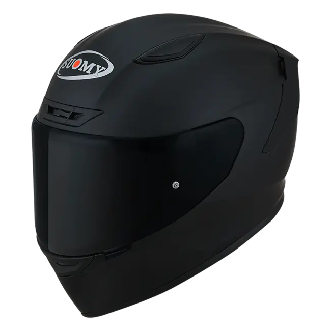 CASCO SUOMY TRACK-1 PLAIN MATT BLACK E06