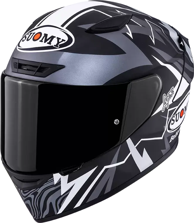 CASCO SUOMY TRACK-1 REPLICA SAM LOWES 2025 MATT BLACK