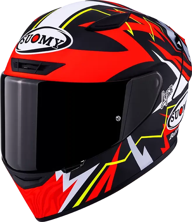 CASCO SUOMY TRACK-1 REPLICA SAM LOWES 2025 MATT RED
