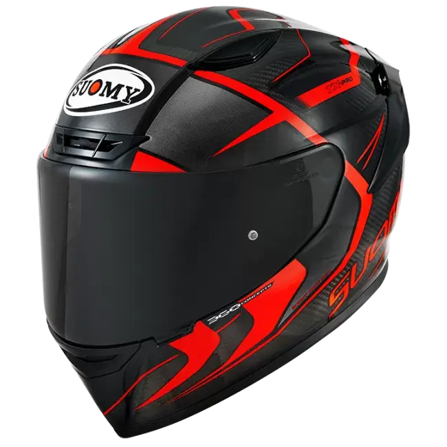 CASCO SUOMY TX-PRO ADVANCE RED FLUO
