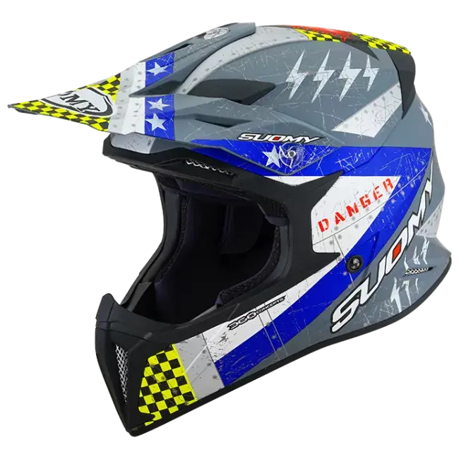 CASCO SUOMY X-WING JETFIGHTER MATT BLUE