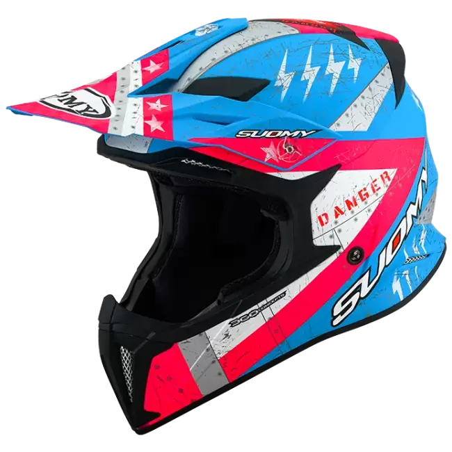 CASCO SUOMY X-WING JETFIGHTER MATT PINK