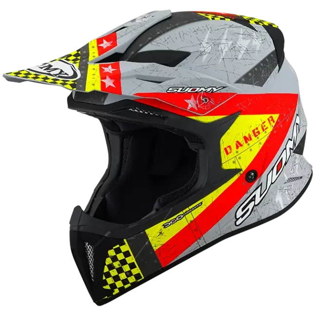 CASCO SUOMY X-WING JETFIGHTER MATT RED