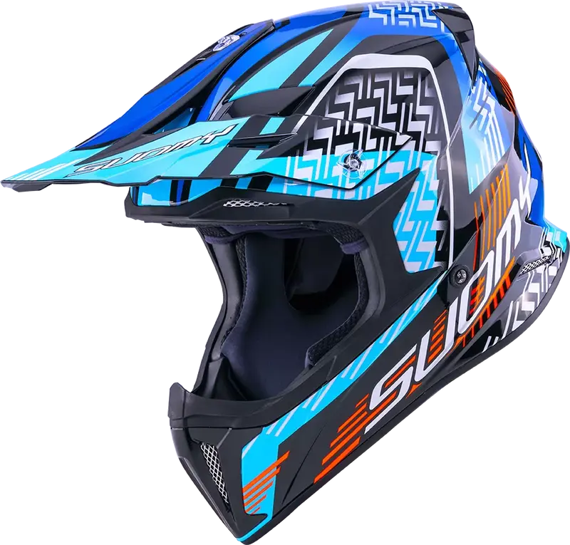 CASCO SUOMY X-WING MOTLEY BLUE/BLACK