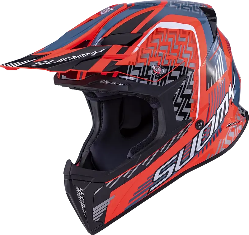 CASCO SUOMY X-WING MOTLEY RED/BLACK