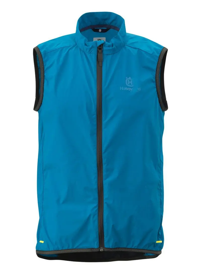 Chaleco Cortaviento Hombre Azul Husqvarna .
