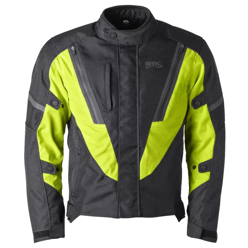 CHAQUETA GMS AVON WP BLACK/FLUO YELLOW
