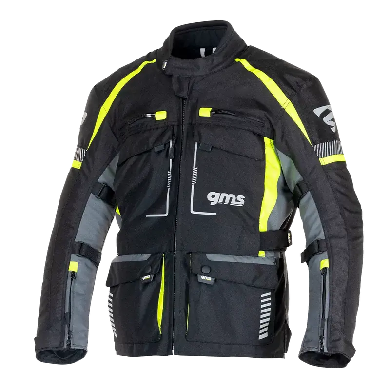 CHAQUETA GMS EVEREST JACKET BLACK/ANTHRACITE/YELLOW