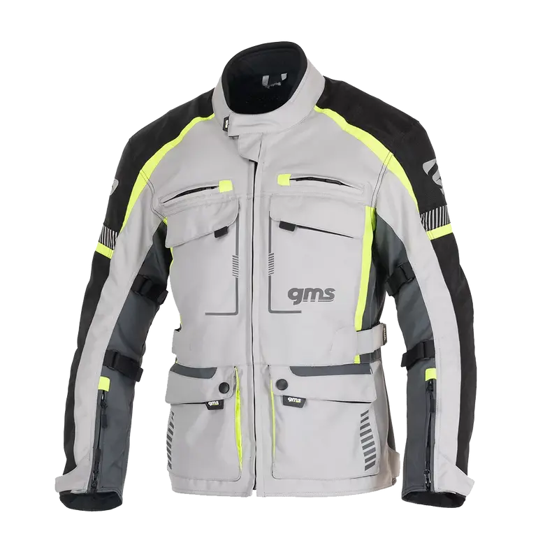 CHAQUETA GMS EVEREST JACKET GREY/BLACK/YELLOW