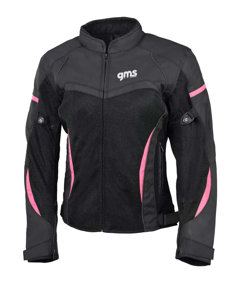 CHAQUETA GMS TARA MESH JACKET BLACK/PINK