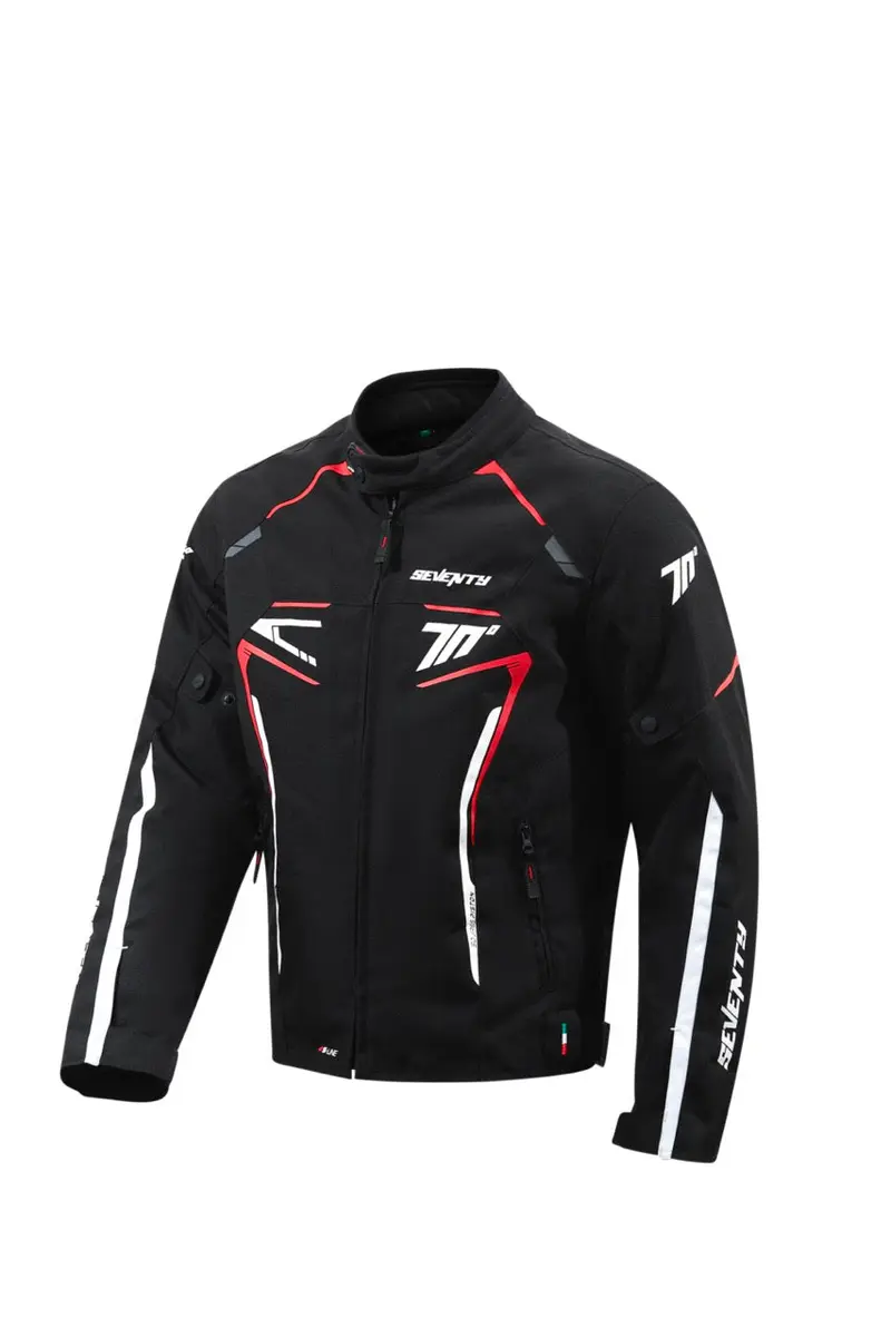 CHAQUETA SD-JR65 PISTON HOMBRE NEGRO/ROJO/BLANCO