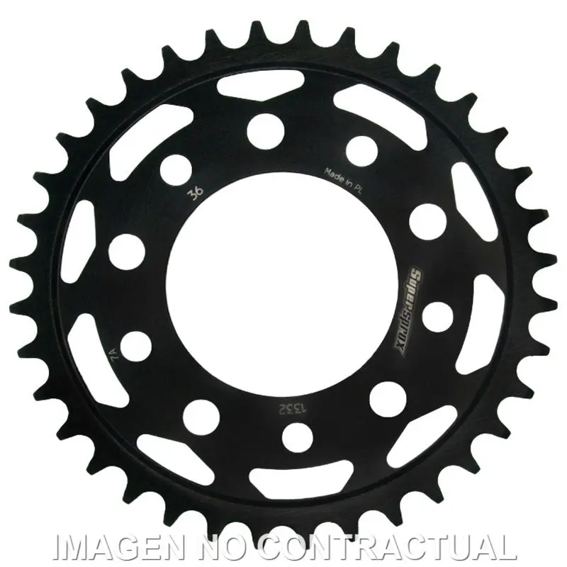 CORONA SUPERSPROX ACERO HONDA 525 X 36  - RFE1332X36BLK