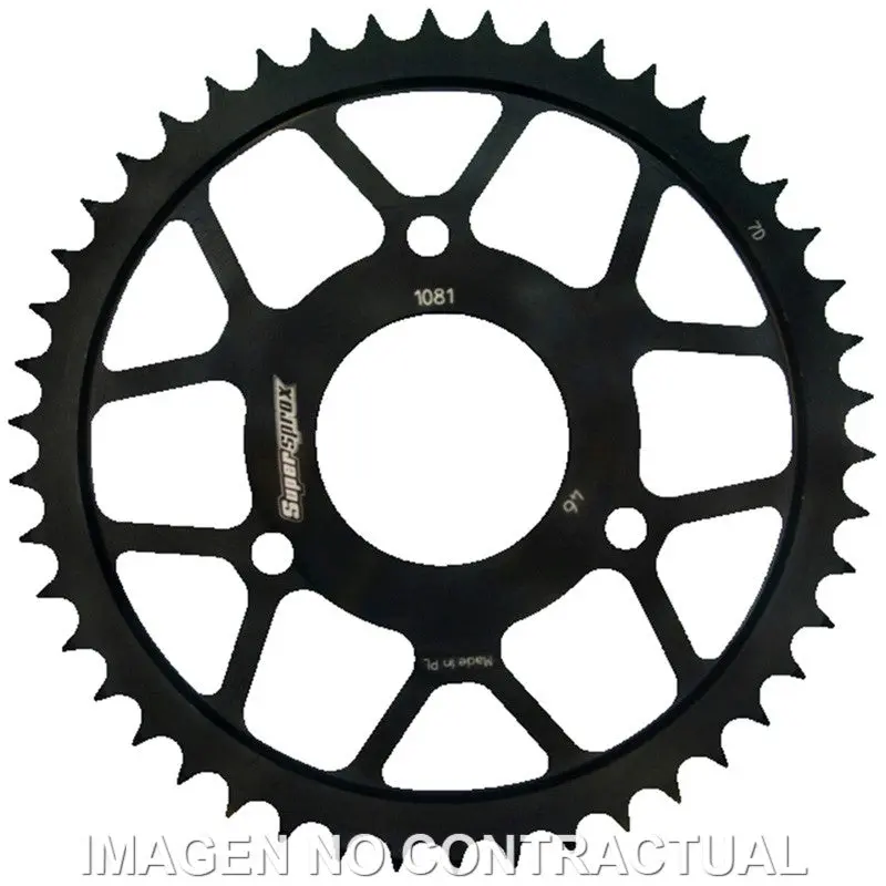 CORONA SUPERSPROX ACERO RIEJU 428 X 46  - RFE1081X46BLK