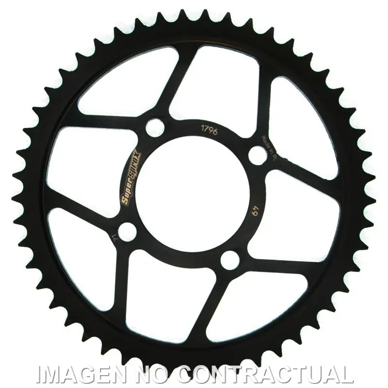 CORONA SUPERSPROX ACERO SUZUKI 428 X 49 - RFE1796X49BLK