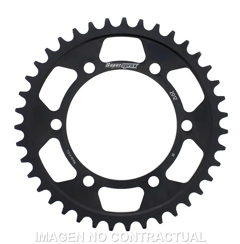 CORONA SUPERSPROX ACERO TRIUMPH 525 X 37 - RFE2012X37BLK