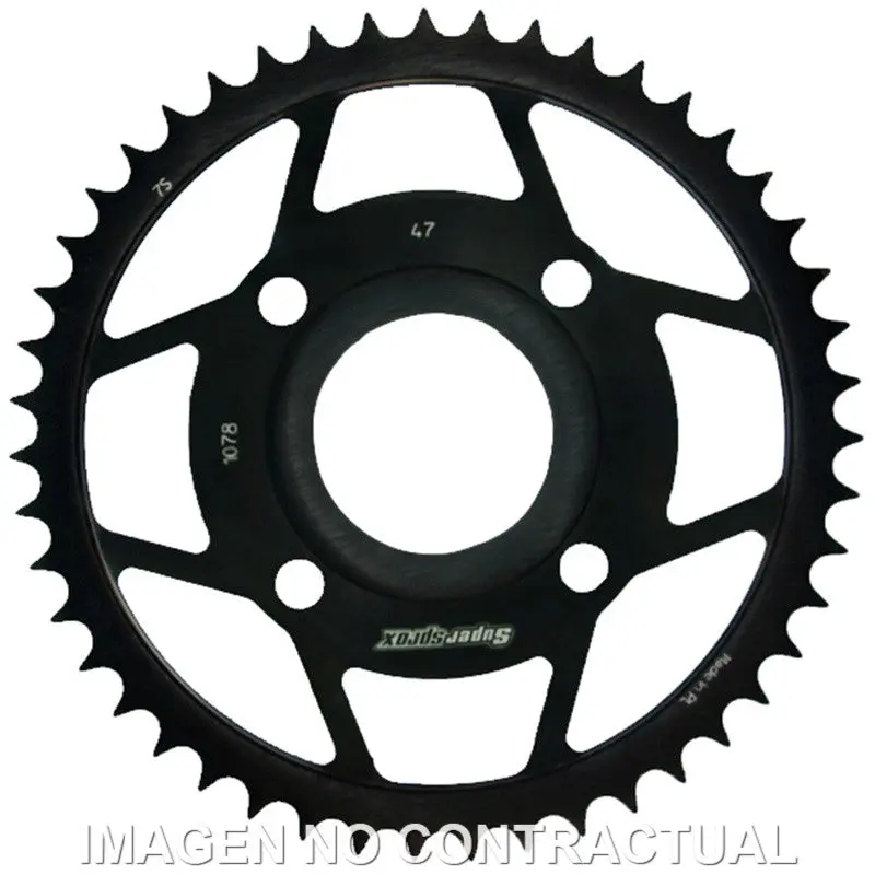 CORONA SUPERSPROX ACERO YAMAHA 420 X 47 - RFE1078X47BLK