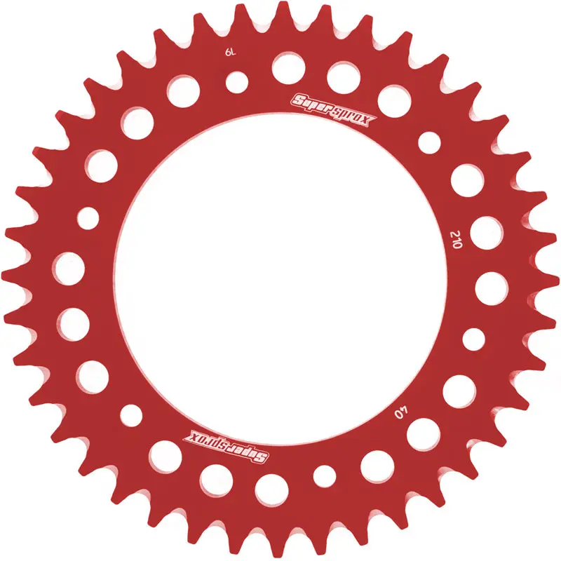 CORONA SUPERSPROX ALUMINIO ROJA 40 D - RAL210X40RED