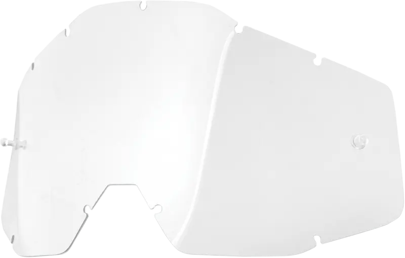 Cristal Transparente para Gafas 100% Accuri, Racecraft y Strata .