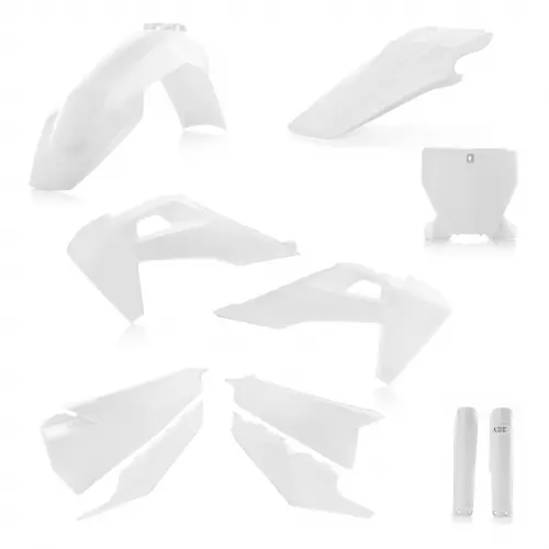 Full Kit de Plásticos Blancos TC, FC 2019 - 2022 Acerbis .