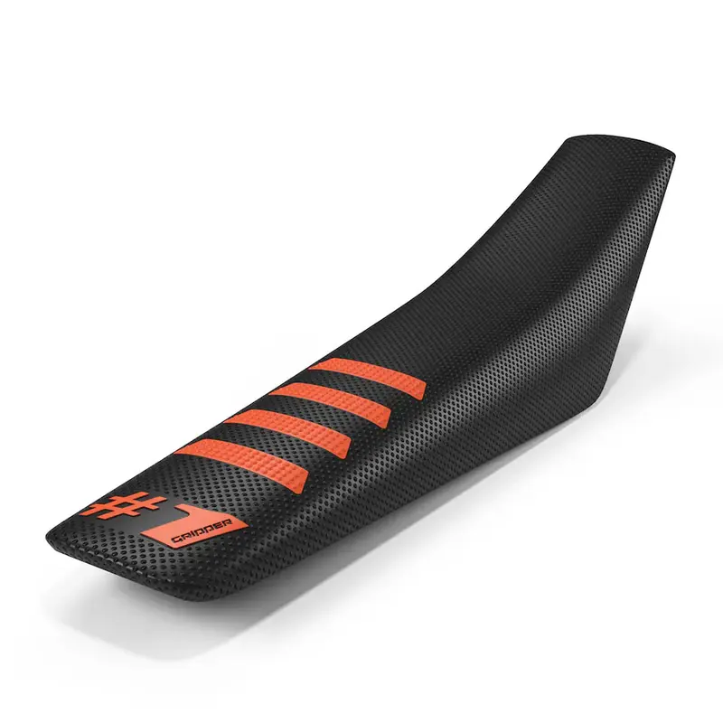Funda Asiento Negra y Naranja Ribbed (Con Bandas Laterales) Onegripper .