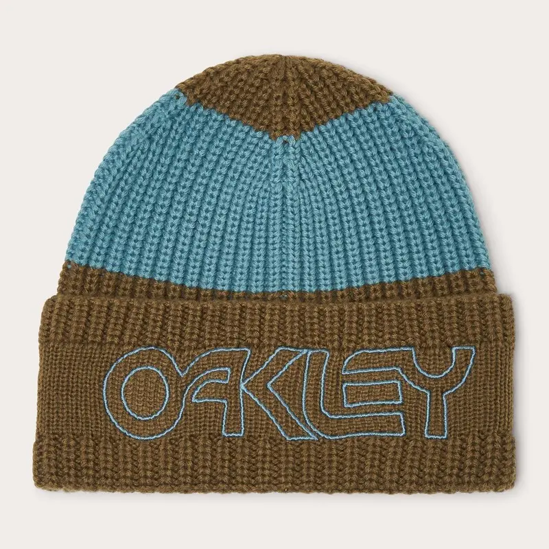 Gorro TNP Deep Cuff Verde y Azul Oakley .