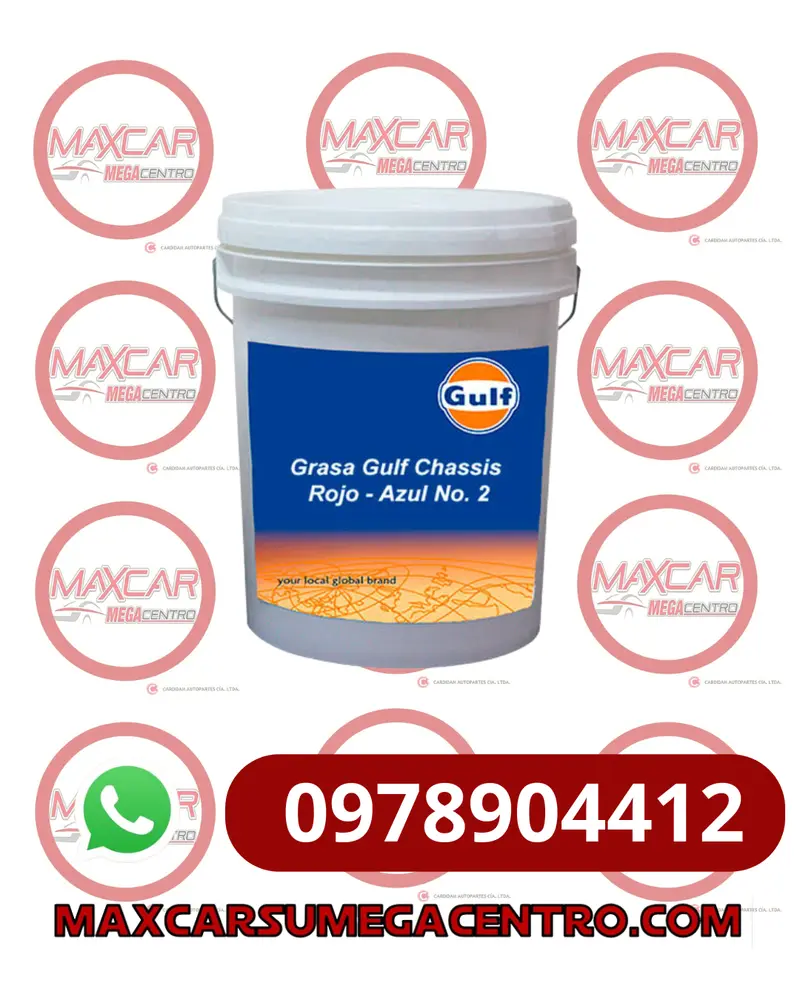 GRA.AZ GULF TANQUE 181KG CHASSIS NLGI2 AZUL