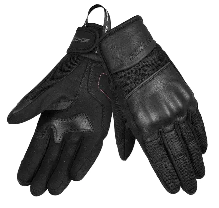 GUANTE SD-C38 ICON MUJER NEGRO/FUCSIA