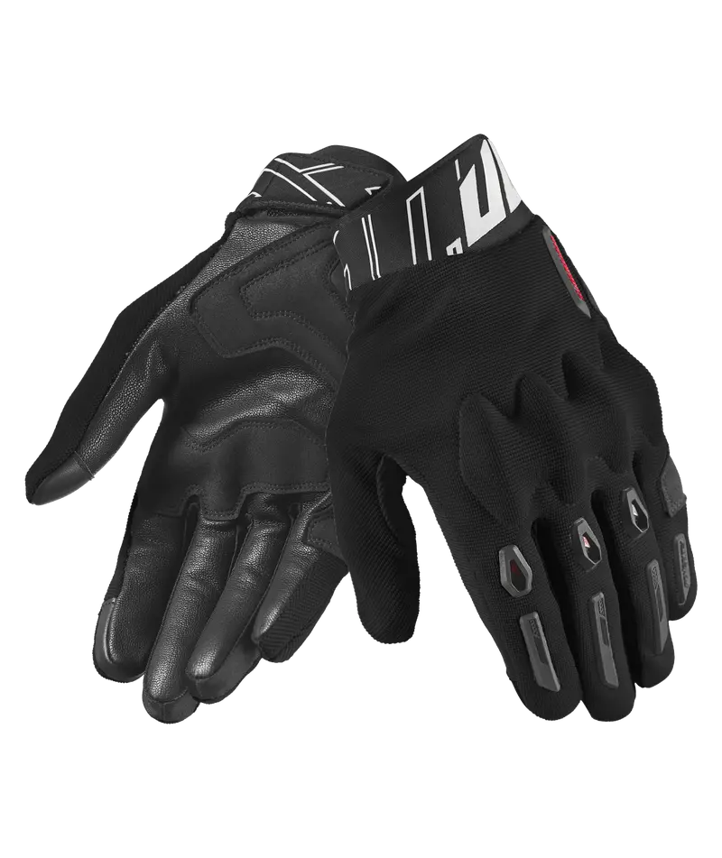 GUANTE SD-N66 FULLGAS HOMBRE NEGRO/ROJO/BLANCO