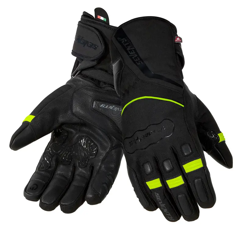 GUANTE SD-T7 GOBI HOMBRE NEGRO/AMARILLO FLUOR